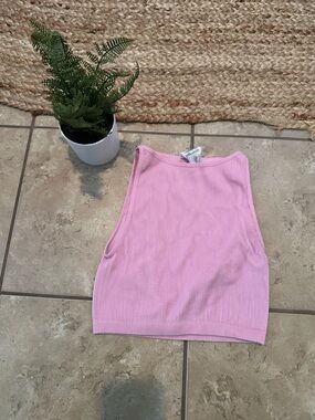 PINK COTTON ON SEAMLESS TANK
